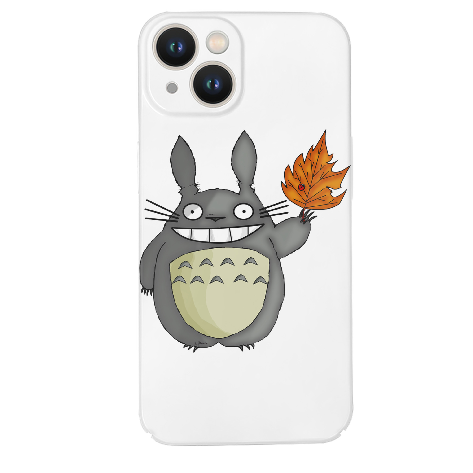 （画像用） となりのトトロ 草壁メイ 草壁サツキ My Neighbor Totoro Satsuki Kusakabe Mei Kusakabe 【iPhone 14シリーズ対応】ハードケース